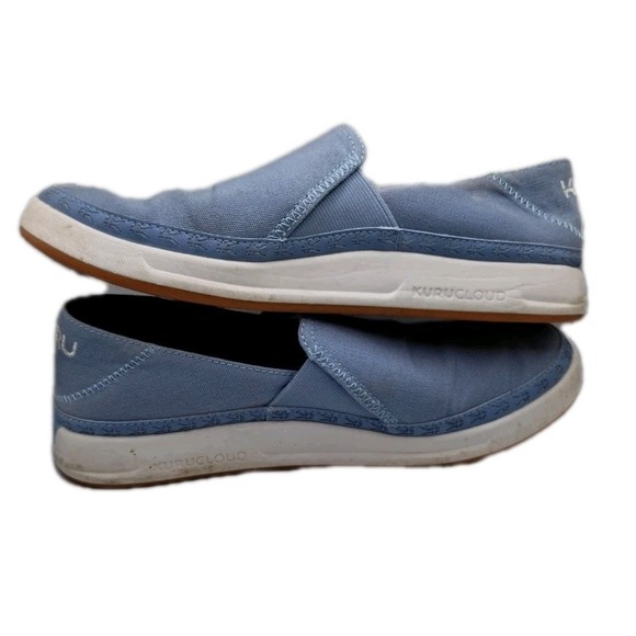 KURU Womens Slip on Sneakers Blue size 9.5 20910695 Shoes Cloud pre owned - Picture 2 of 8
